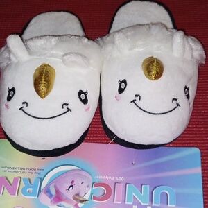 Kids Unicorn Plush Slippers